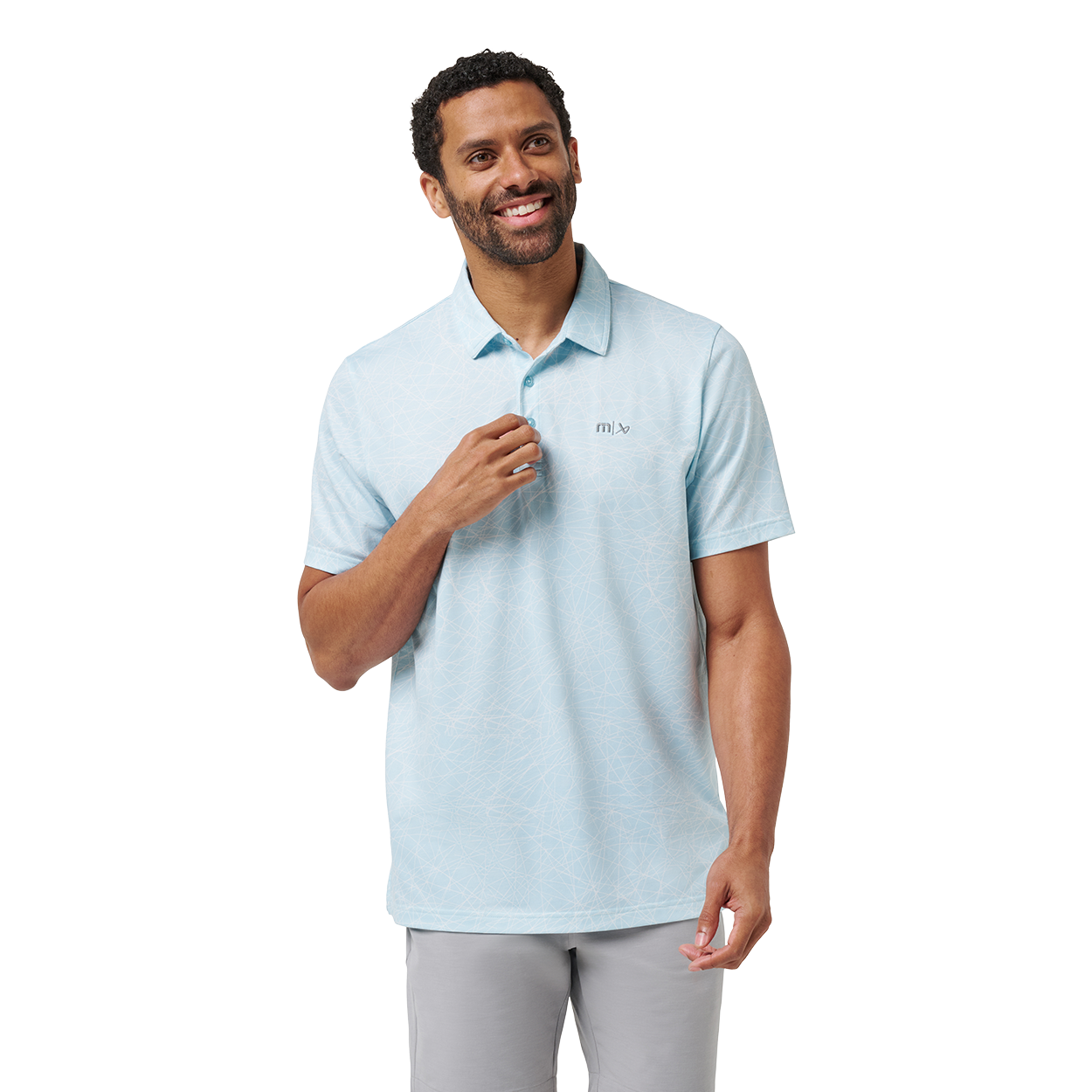 bauer-x-travismathew-clean-ice-polo-uomo-hockey-lifestyle image 1