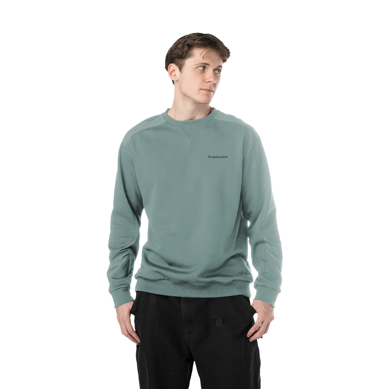 bauer-knit-mix-crew-neck-senior-felpa-girocollo-uomo image 6