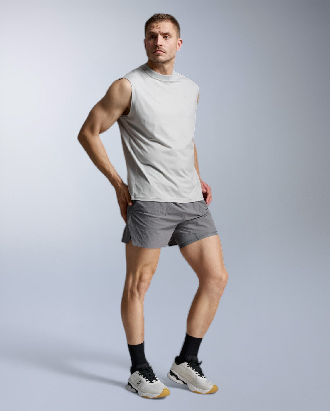 2xu-motion-oversized-tencel-tank-uomo-grigia image 3