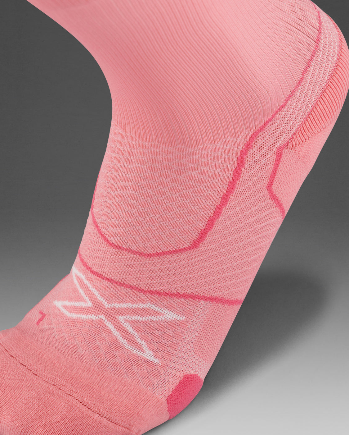 2xu-vectr-cushion-crew-socks-rosa-calze-running-a-compressione-moderata image 2
