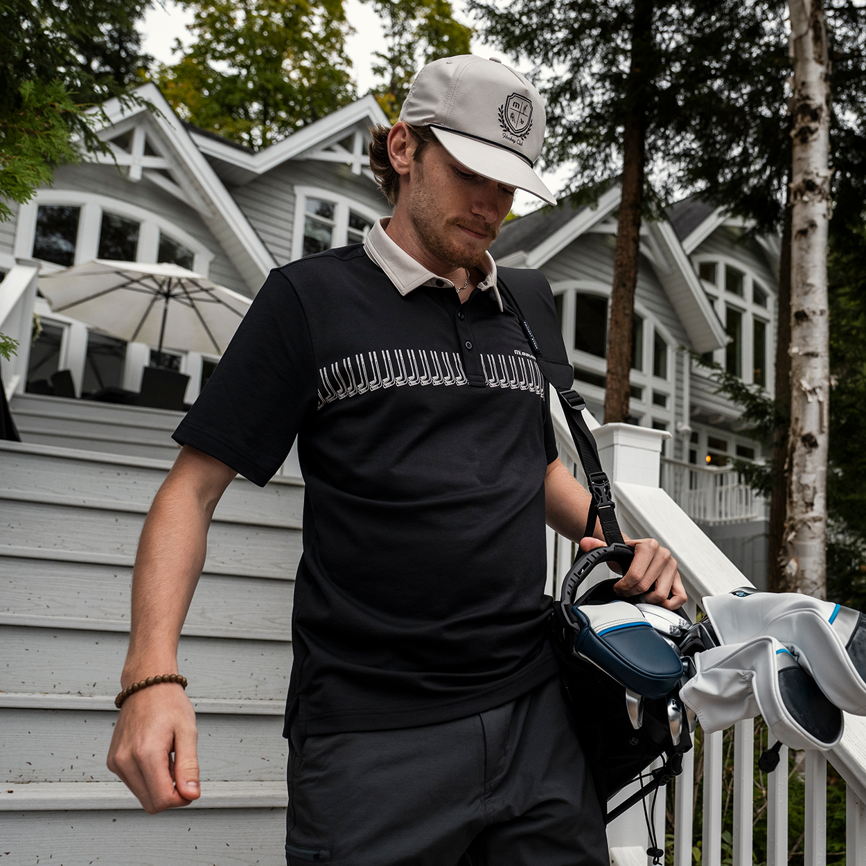 bauer-x-travismathew-stick-side-polo-uomo image 4