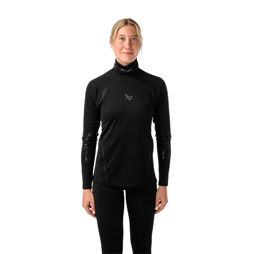 bauer-bodyguard-baselayer-protettivo-donna-con-collo-kevlar image 1
