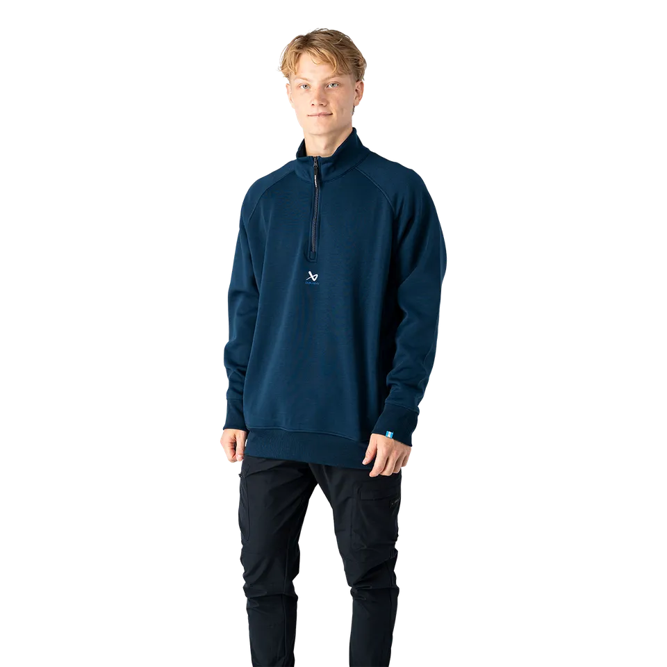 bauer-travel-quarter-zip-senior-felpa-hockey-mezza-zip image 1