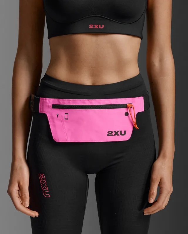 2xu-slim-run-belt-cintura-running-rosa-unisex image 1
