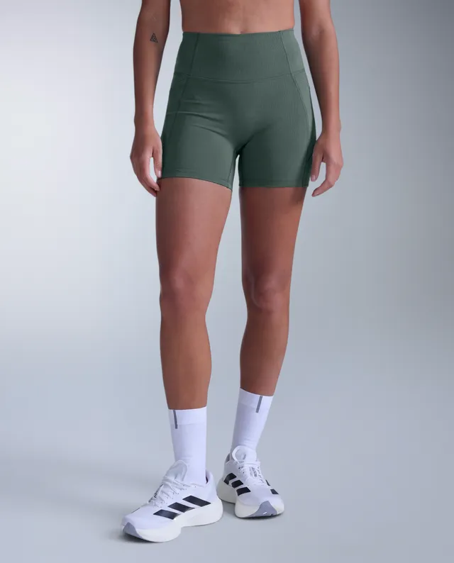 2xu-aero-mesh-hi-rise-shorts-compressione-4-verde image 1