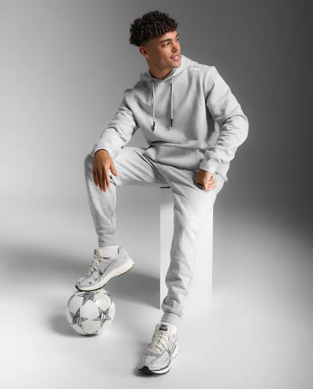 2xu-aspire-pullover-hoodie-uomo-grigio-felpa-cappuccio image 1