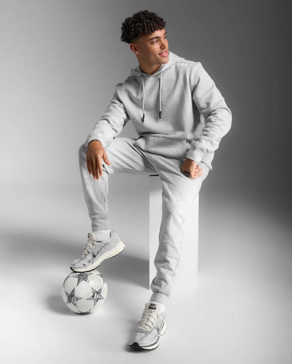 2xu-aspire-pullover-hoodie-uomo-grigio-felpa-cappuccio image 1