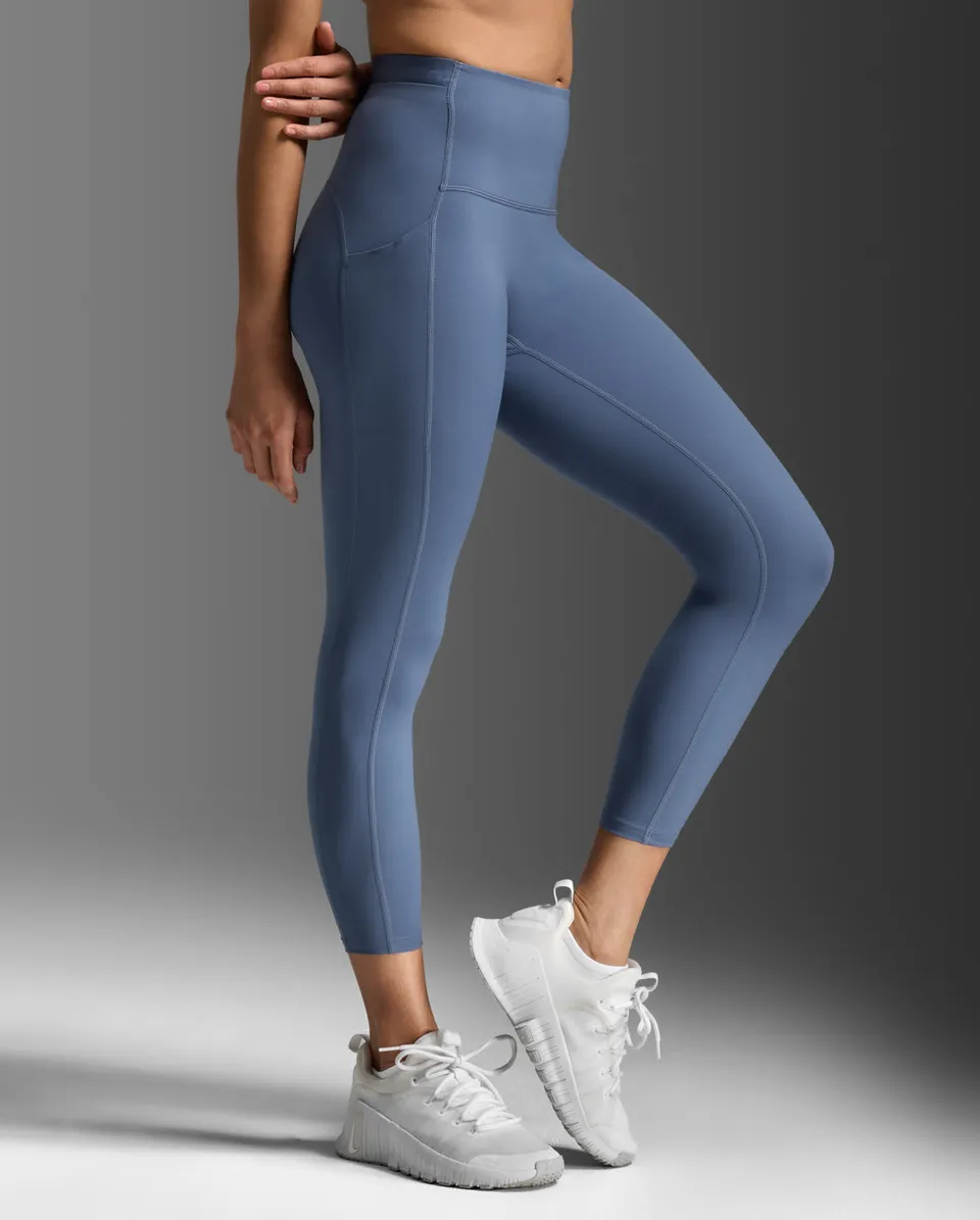 2xu-form-stash-hi-rise-compression-7-8-tights-con-tasche-blu-4e5d7c image 1