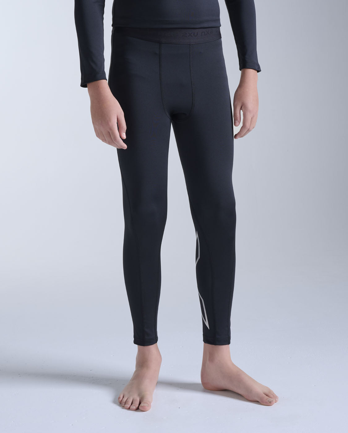 2xu-core-boys-compression-tights-leggings-compressivi-ragazzo-nero image 6