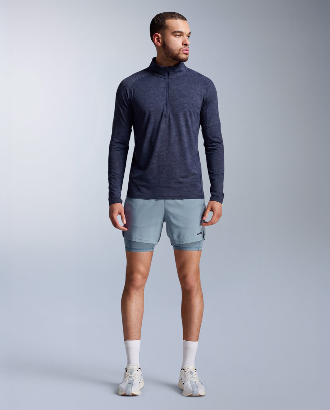 2xu-aero-1-2-zip-maglia-running-uomo-blu-slim image 6