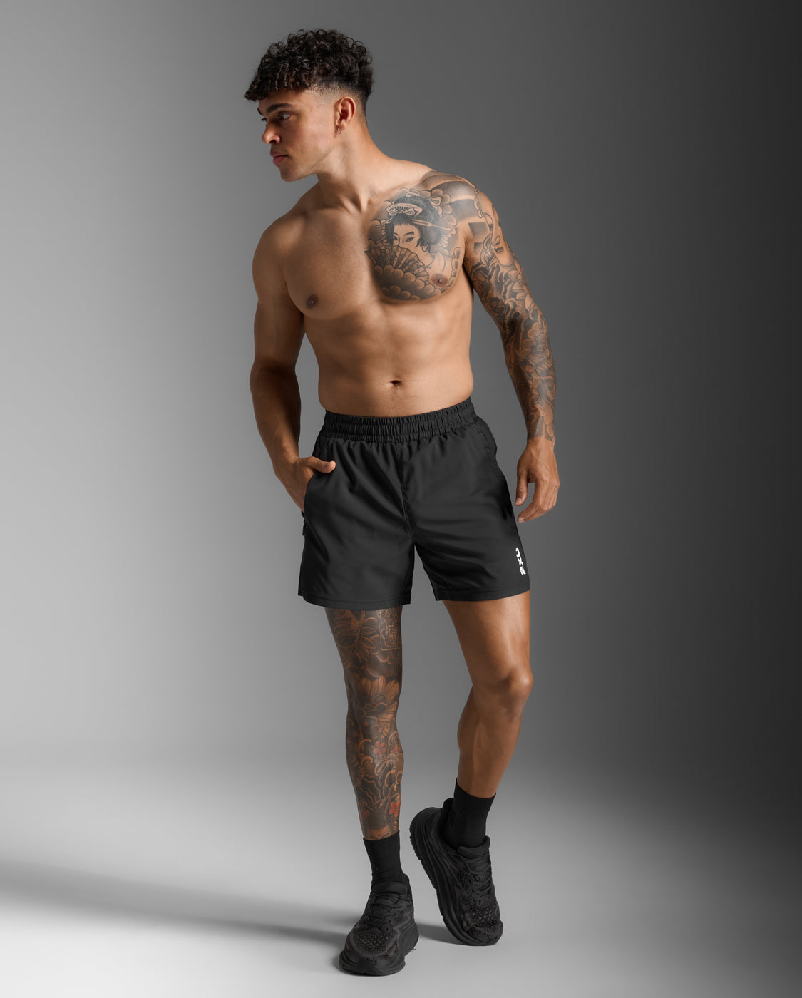 2xu-aspire-5-inch-shorts-pantaloncini-uomo-nero image 4
