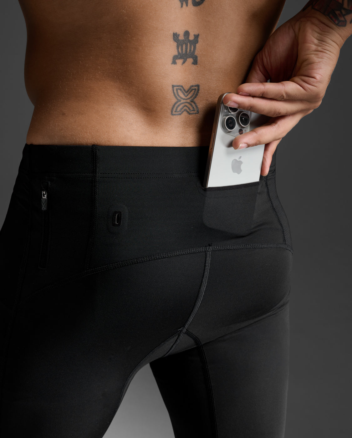 2xu-light-speed-collant-compressione-running-nero image 6