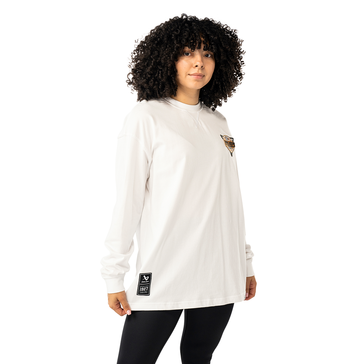 bauer-long-sleeve-retro-tee-maglia-manica-lunga-uomo-hockey image 7
