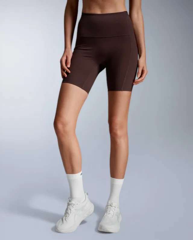 2xu-form-stash-hi-rise-compression-6-inch-shorts-ciclisti-training-marrone image 1