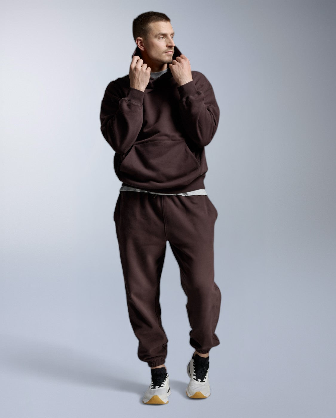 2xu-ez-oversized-organic-cotton-hoodie-felpa-unisex-marrone image 7