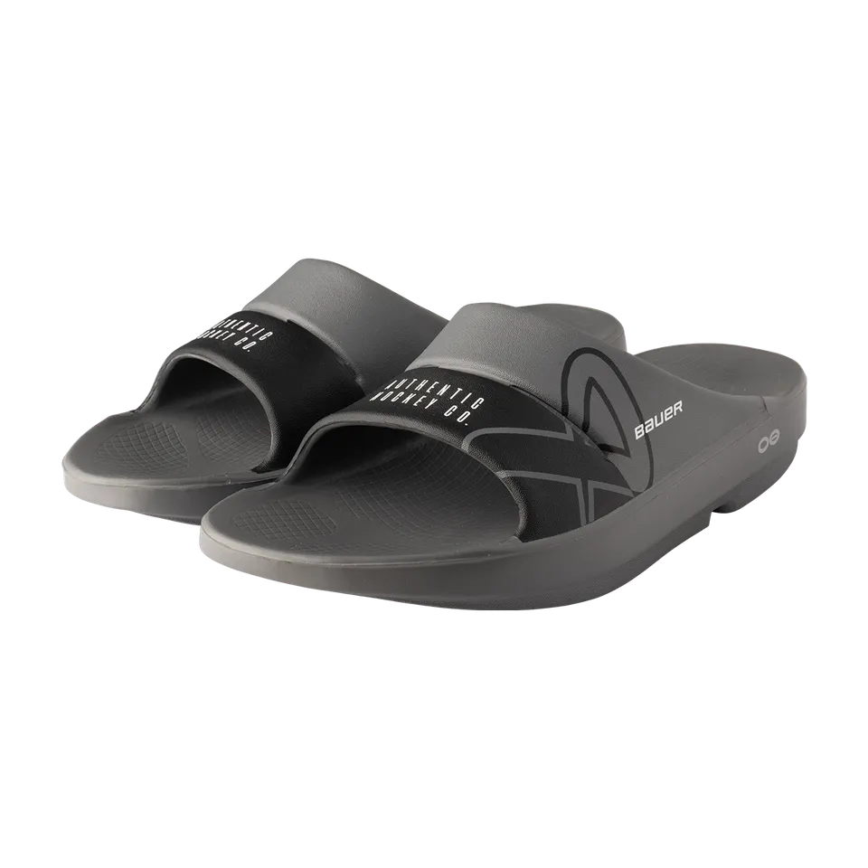 bauer-oofos-sport-slide-senior-grigie-ciabatte-recupero-s25 image 1