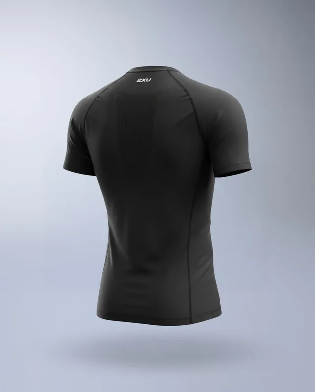 2xu-core-youth-compression-short-sleeve-maglia-compressione-ragazzi-nera image 1