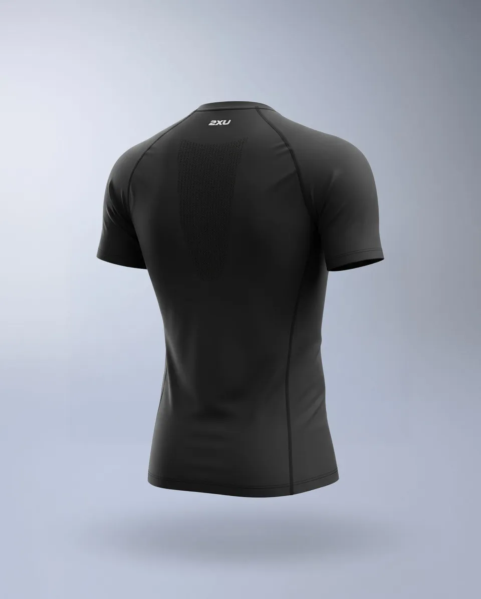 2xu-core-youth-compression-short-sleeve-maglia-compressione-ragazzi-nera image 1