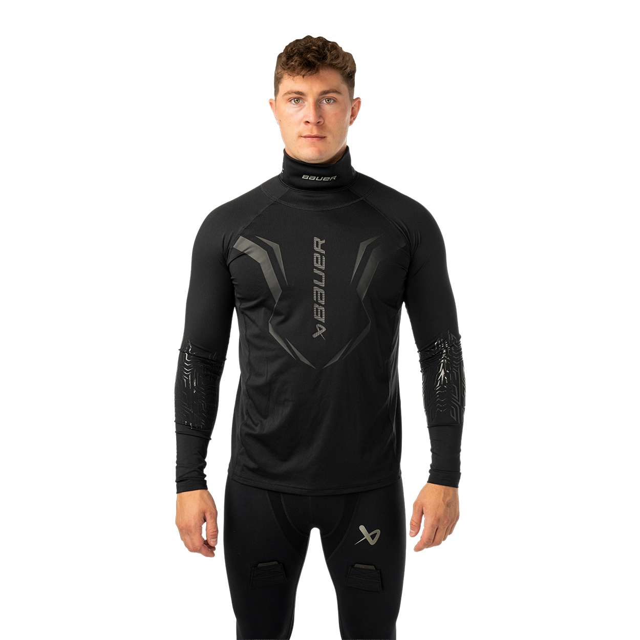 bauer-bodyguard-protective-baselayer-senior-sottostrato-protettivo-con-collo-kev image 1