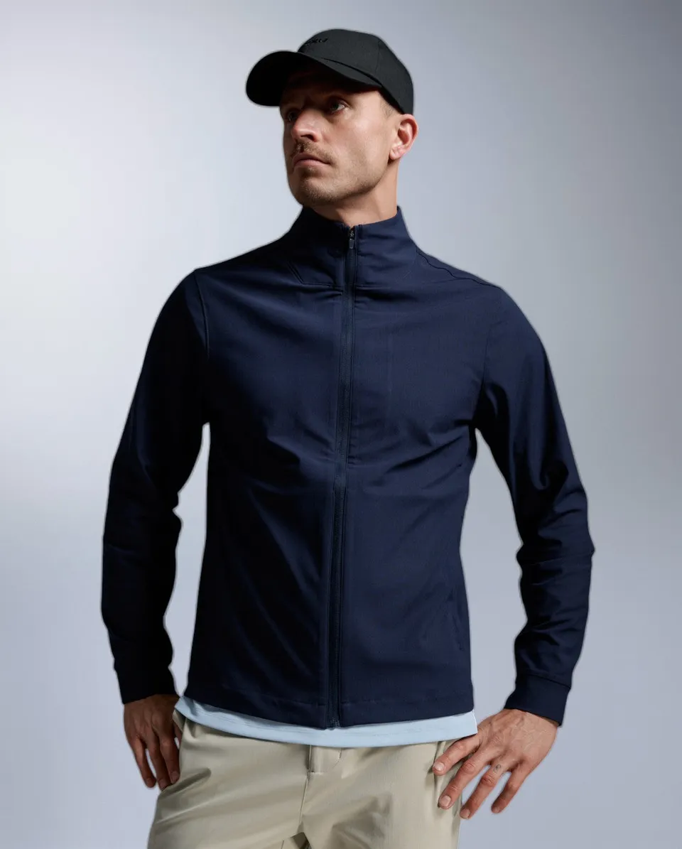 2xu-signature-hybrid-jacket-giacca-training-blu-regular image 1