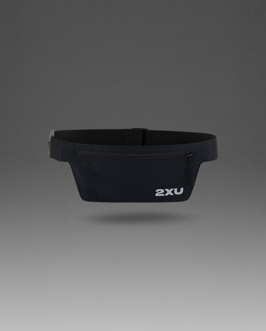 2xu-slim-run-belt-cintura-running-nera-unisex image 5