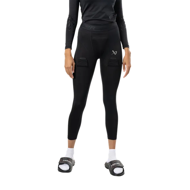 bauer-pro-jill-pant-donna-pantalone-compressione-hockey-ghiaccio image 1