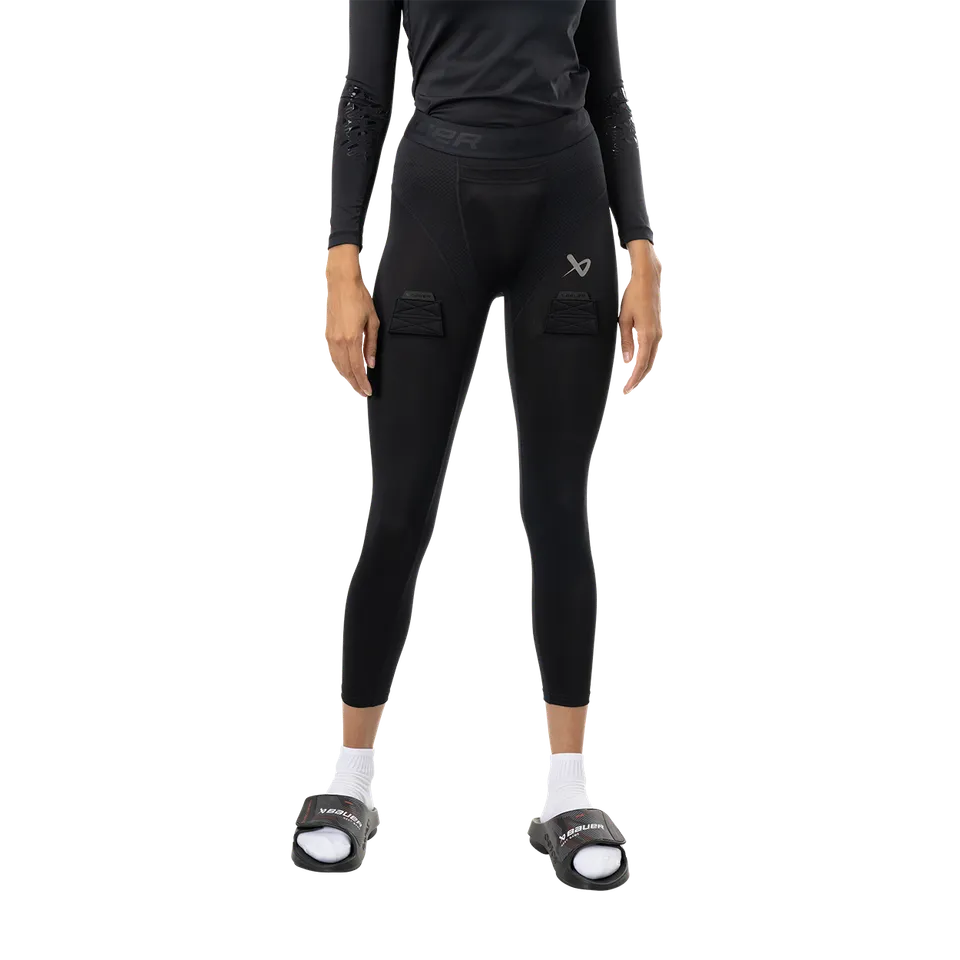 bauer-pro-jill-pant-donna-pantalone-compressione-hockey-ghiaccio image 1