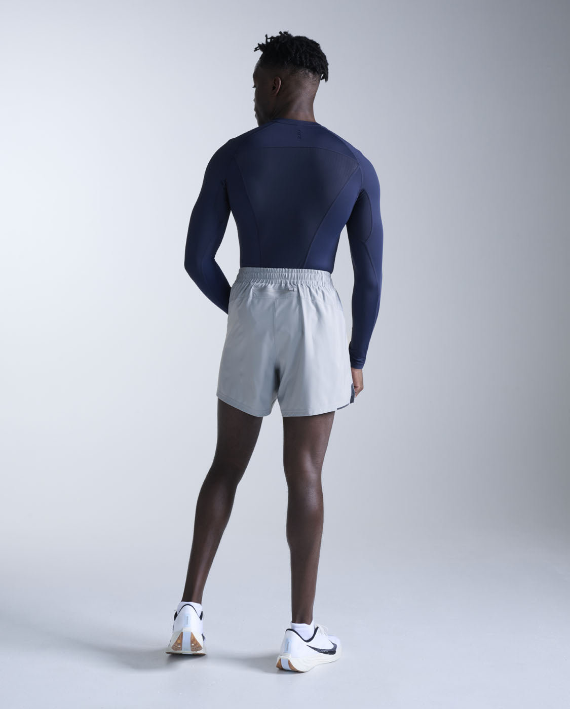 2xu-core-compression-maglia-manica-lunga-blu-pwx-mesh image 8