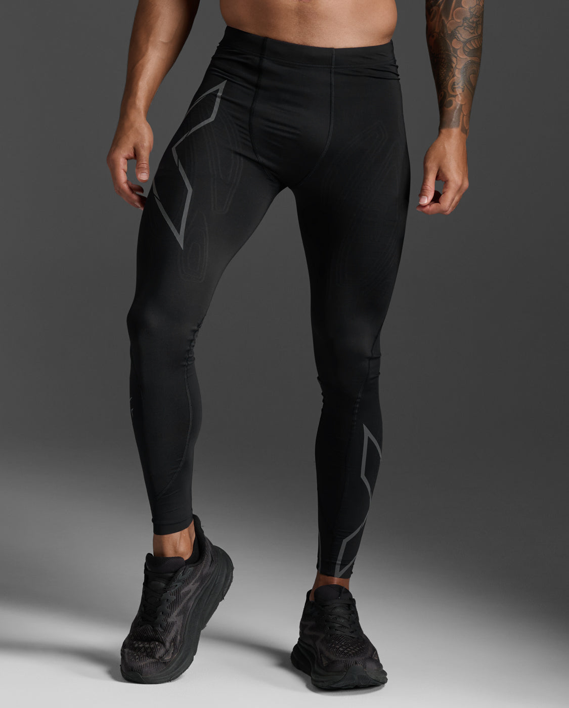 2xu-light-speed-compression-tights-neri-best-seller-running image 2