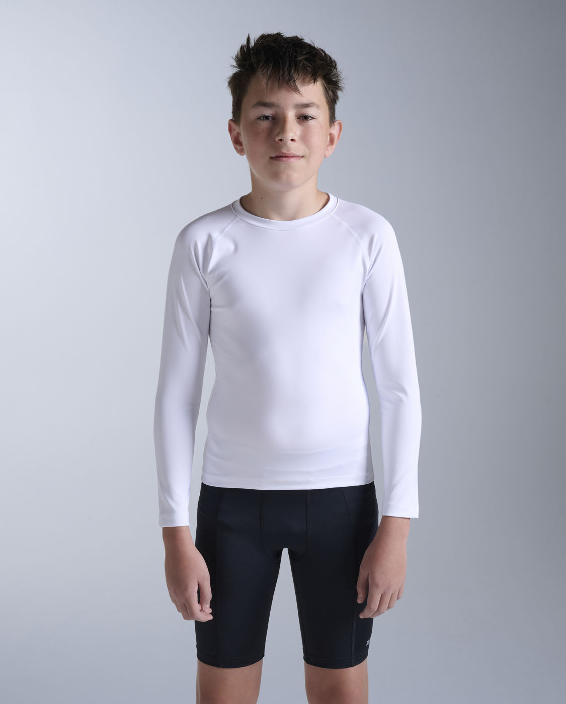 2xu-core-youth-compression-manica-lunga-bambini image 3