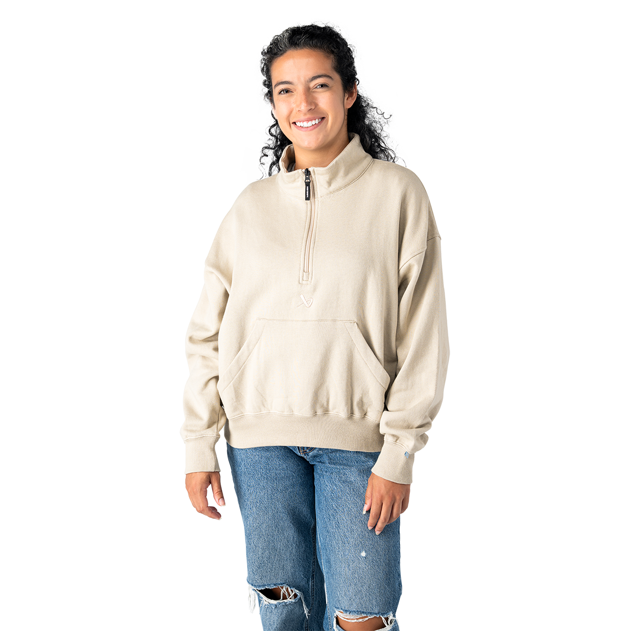 bauer-quarter-zip-donna-felpa-mezza-zip image 4