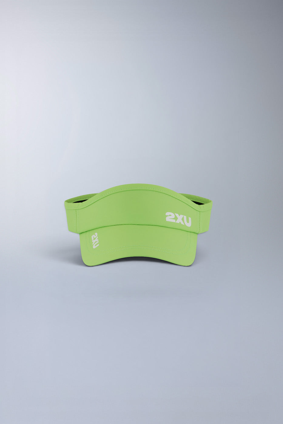 2xu-run-visor-verde-visiera-running-unisex-regolabile image 2