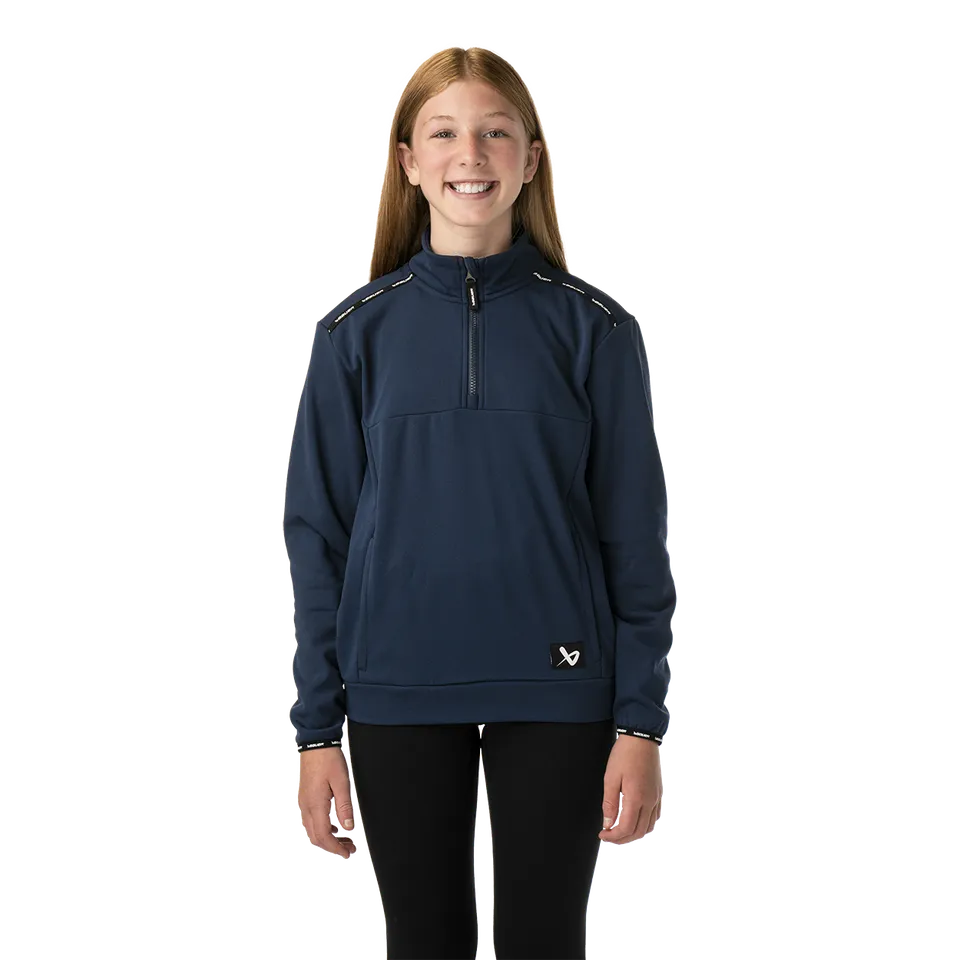 bauer-team-fleece-felpa-1-2-zip-youth image 1