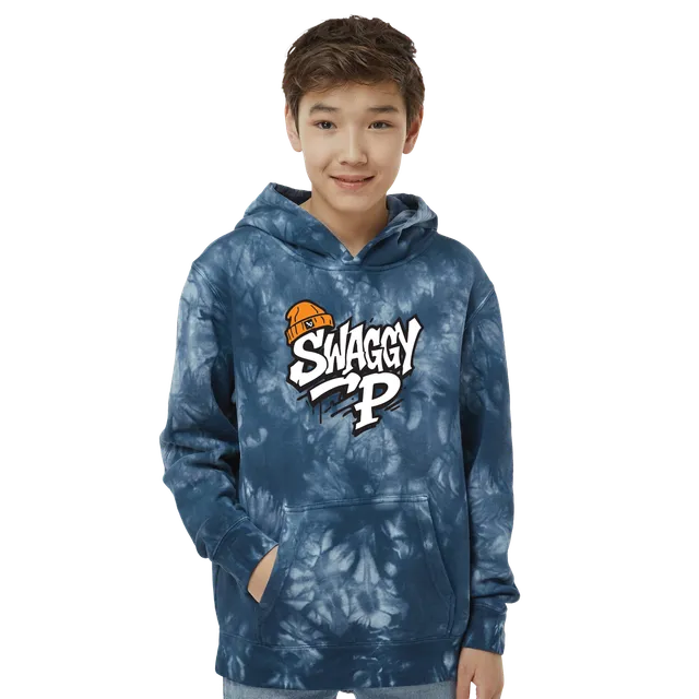 bauer-x-swaggy-felpa-con-cappuccio-youth-tie-dye-collaborazione-swaggy-p image 1