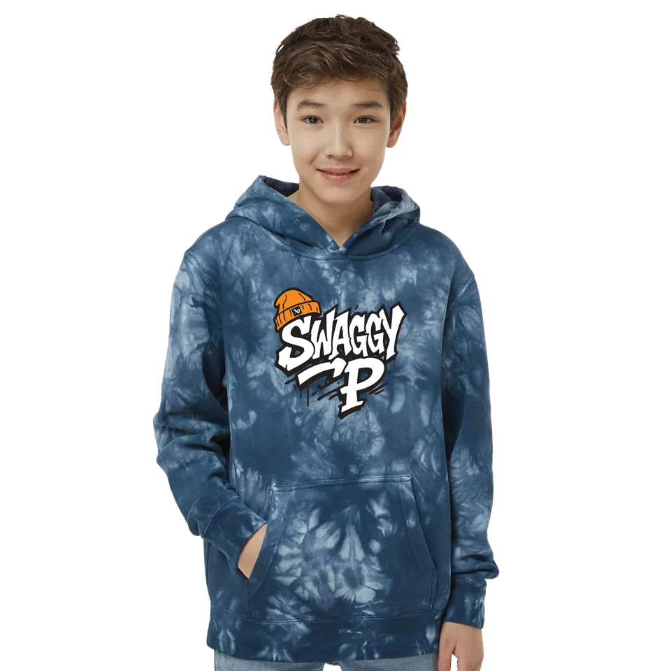 bauer-x-swaggy-felpa-con-cappuccio-youth-tie-dye-collaborazione-swaggy-p image 1