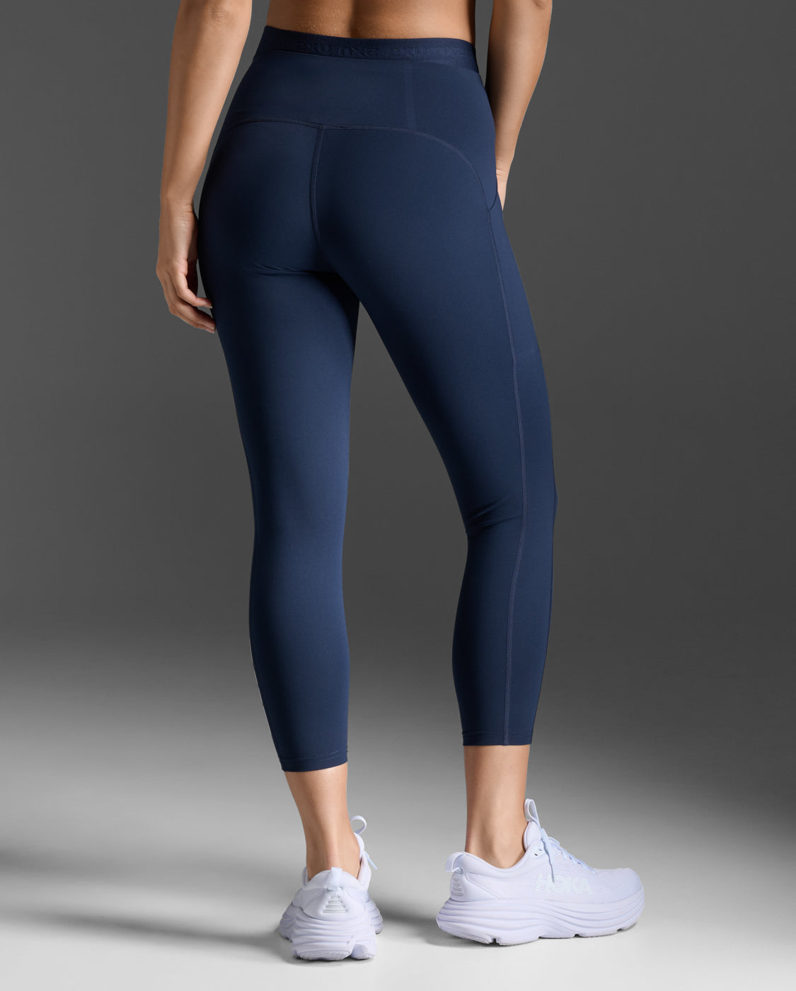 2xu-form-stash-hi-rise-compression-7-8-tights-con-tasche-donna-navy image 4