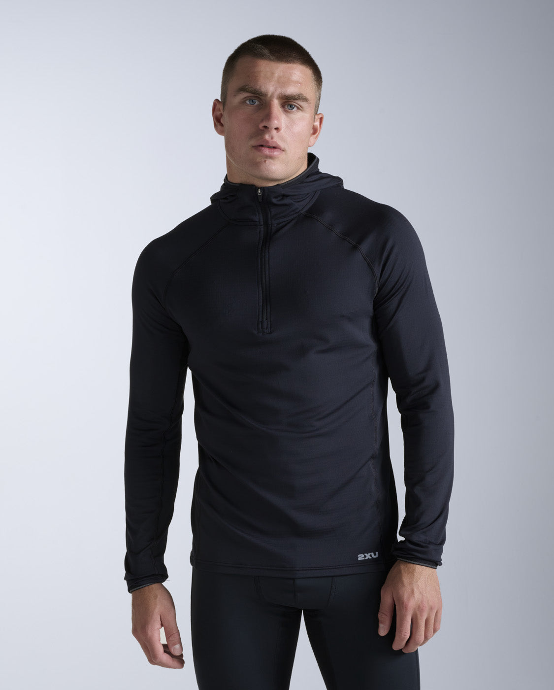 2xu-ignition-grid-1-2-zip-hoodie-uomo-felpa-running-termica image 1