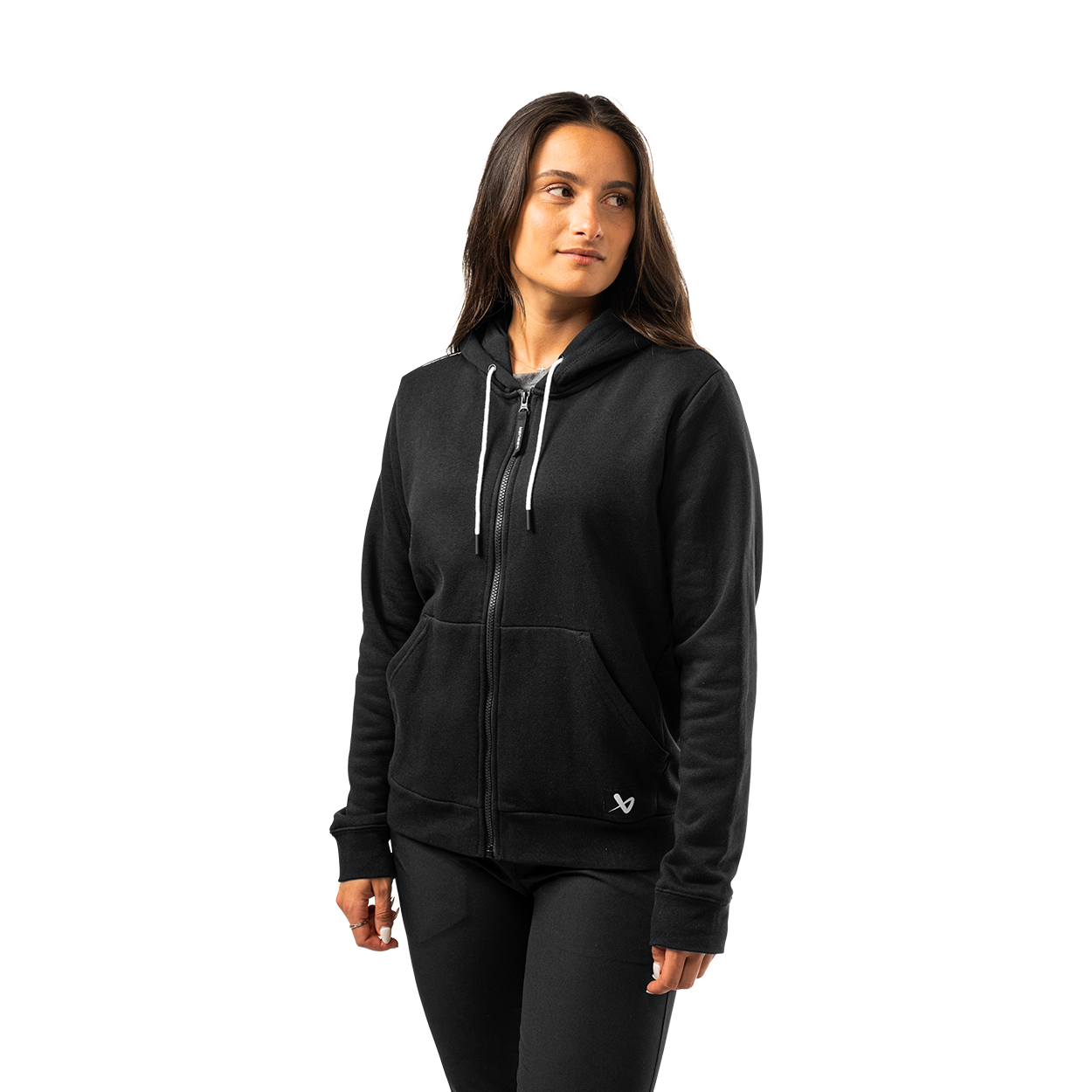 bauer-s25-team-full-zip-felpa-con-cappuccio-donna image 1