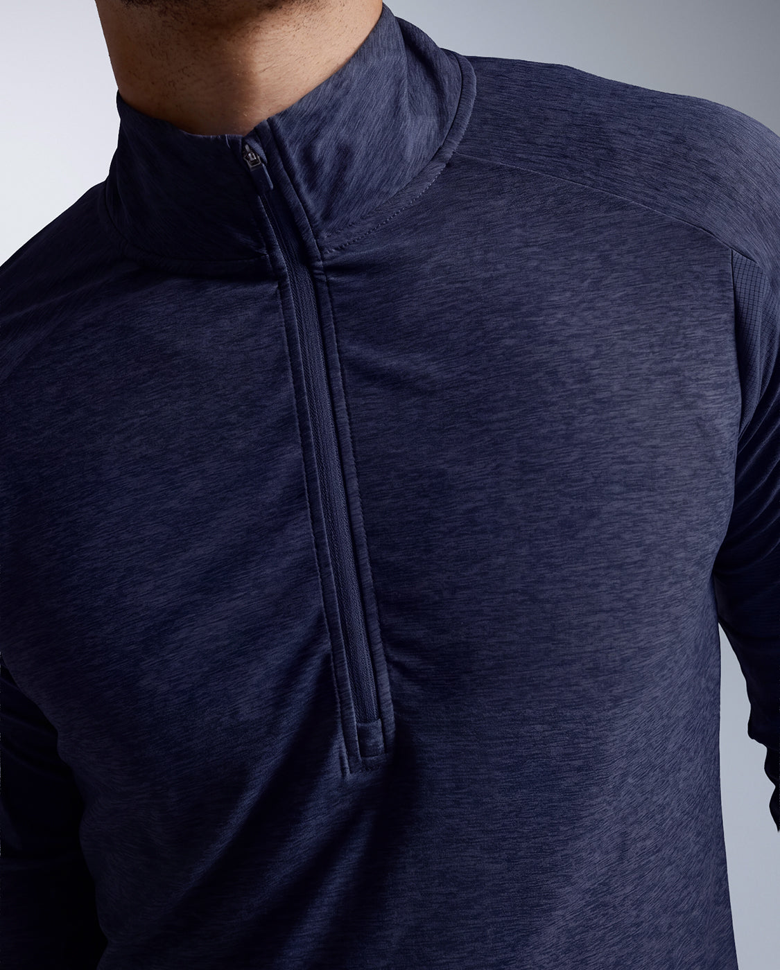 2xu-aero-1-2-zip-maglia-running-uomo-blu-slim image 4