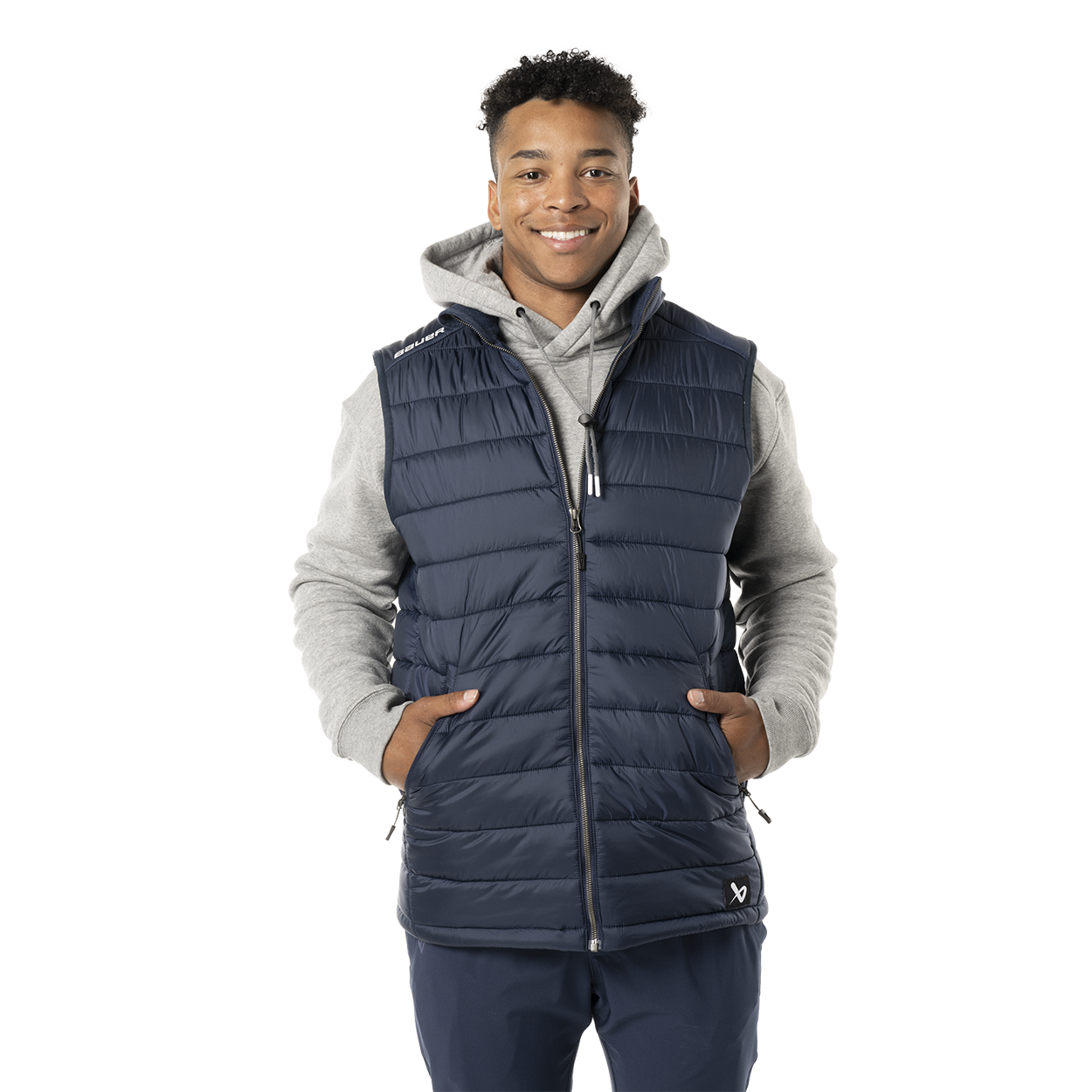 bauer-team-puffer-gilet-imbottito-senior image 1