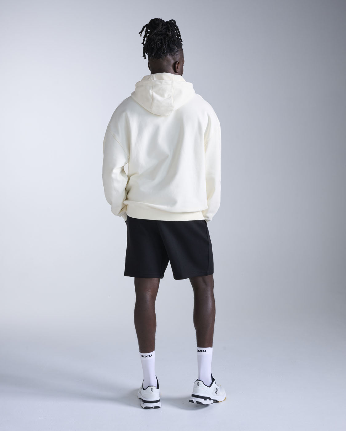 2xu-ez-felpa-con-cappuccio-oversize-in-cotone-organico image 8