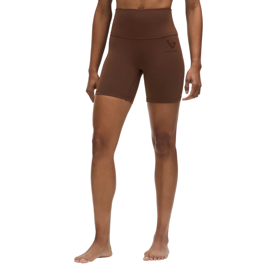 bauer-x-lululemon-align-short-6-donna-pantaloncino-training-nero image 1