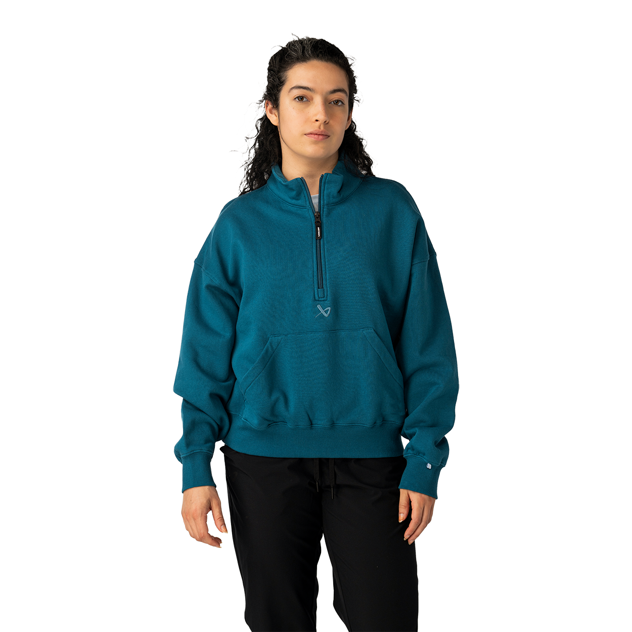 bauer-off-day-quarter-zip-felpa-donna image 1