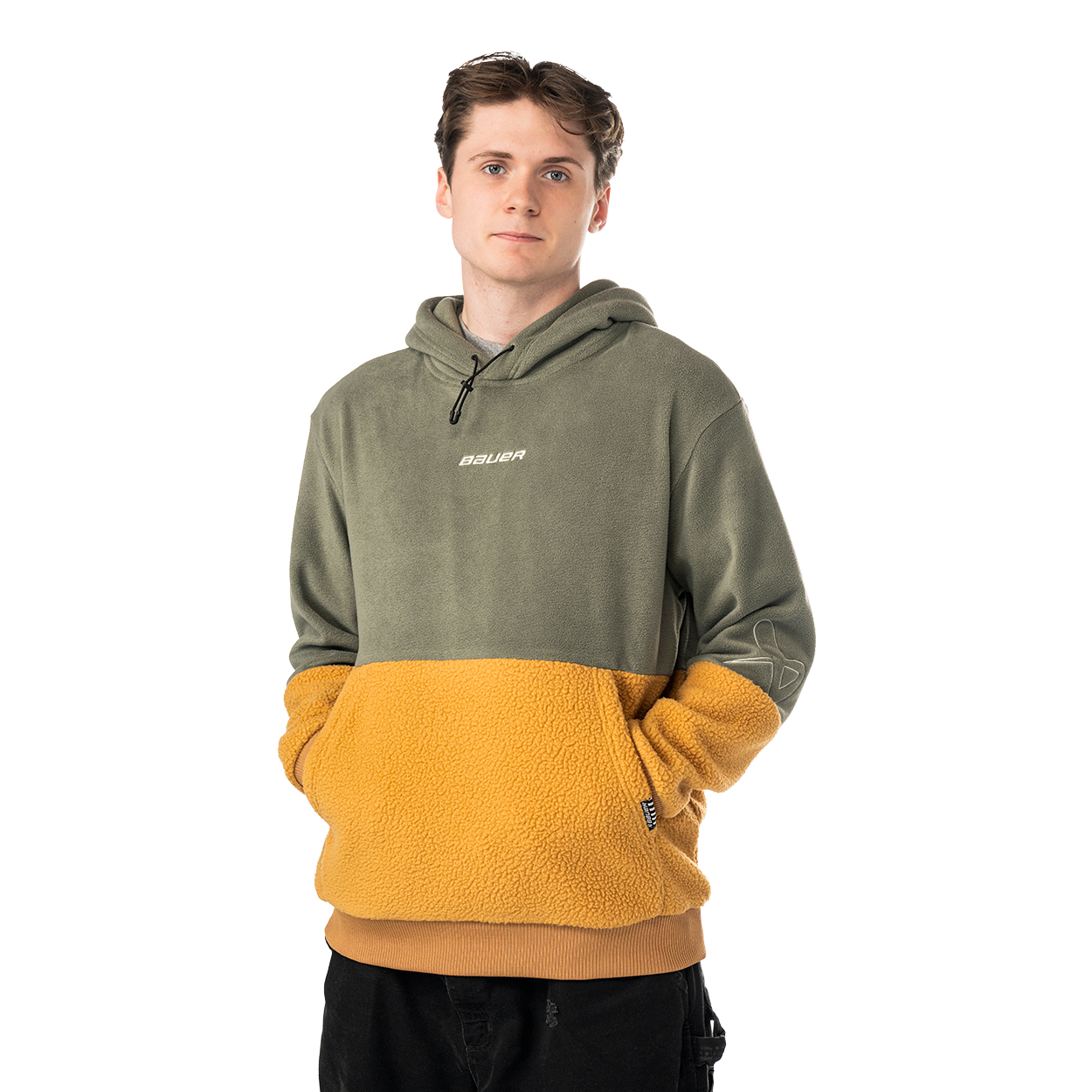 bauer-polar-fleece-hoodie-senior-felpa-con-cappuccio image 7