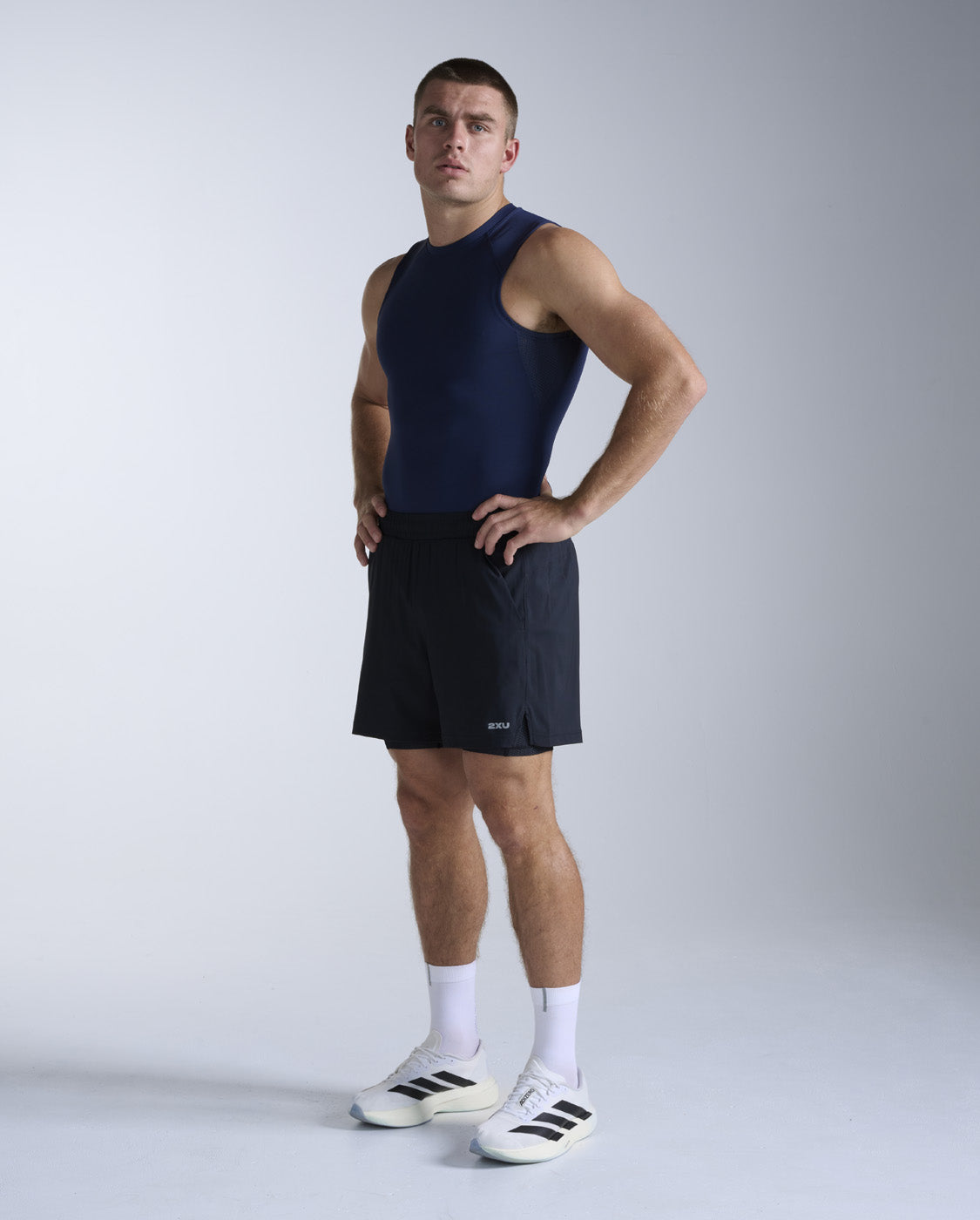 2xu-core-compression-canotta-sleeveless-uomo-blu-base image 2