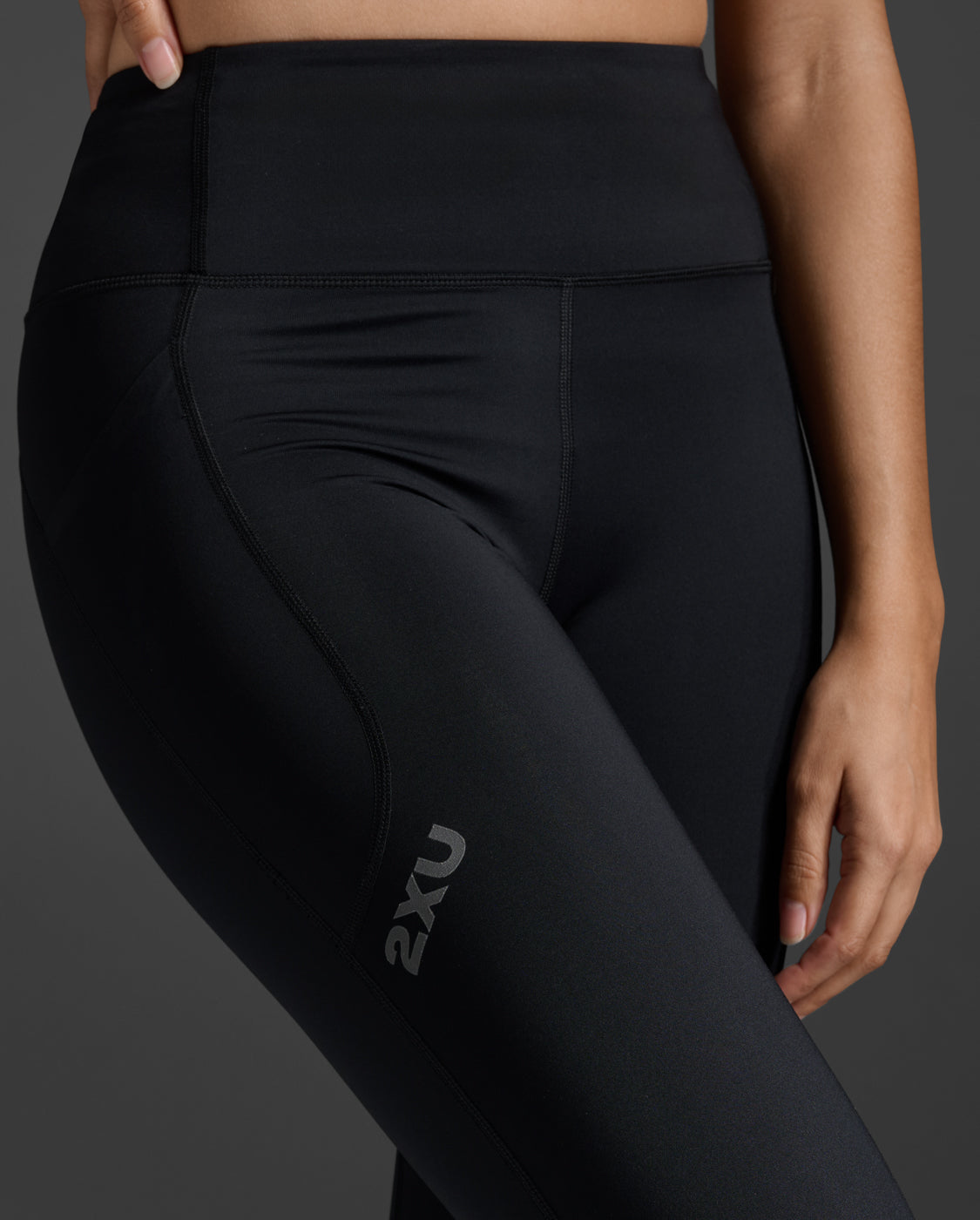 2xu-aero-hi-rise-tights-compressione-donna-nero image 7