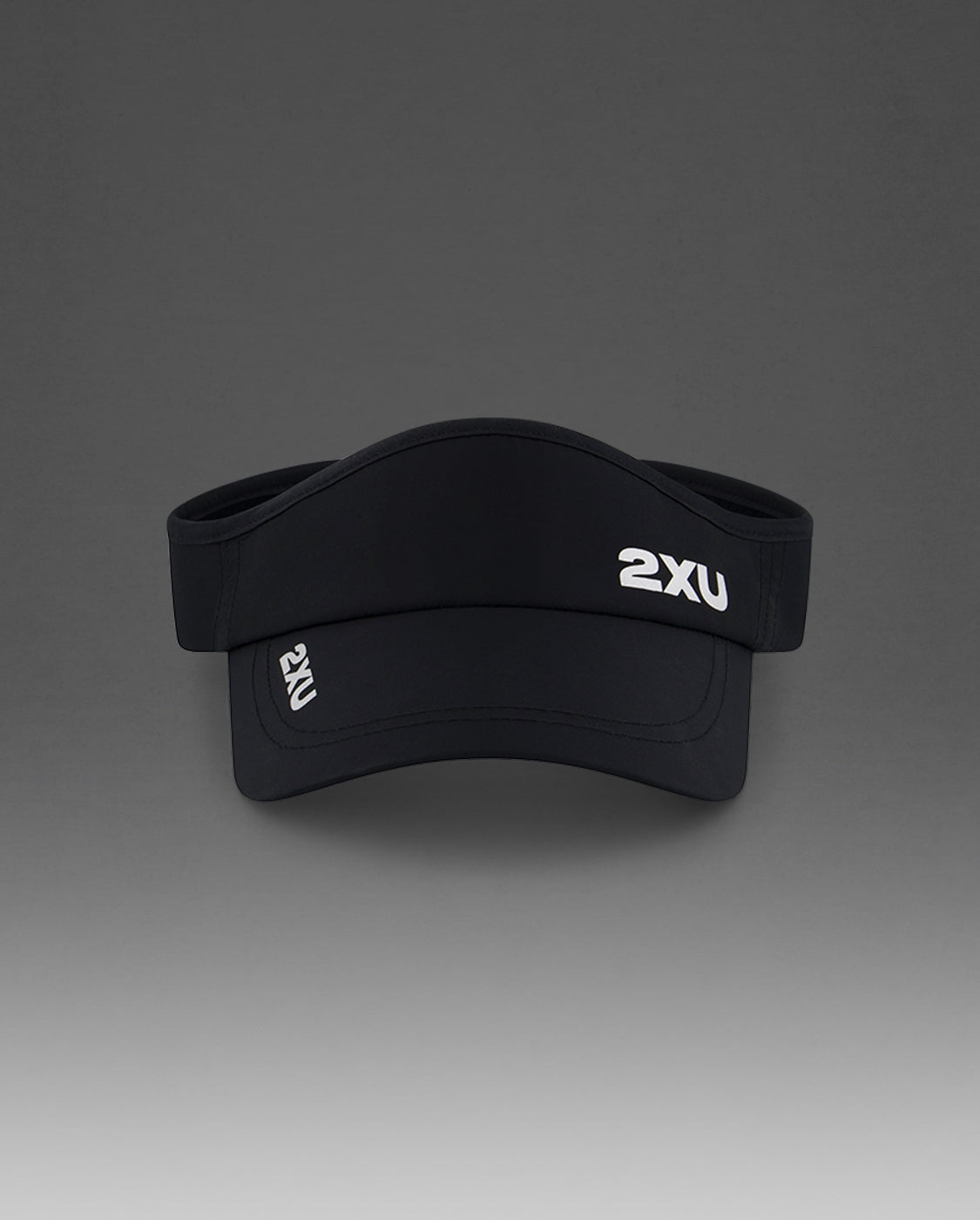 2xu-run-visor-unisex-nero-visiera-running-leggera image 2