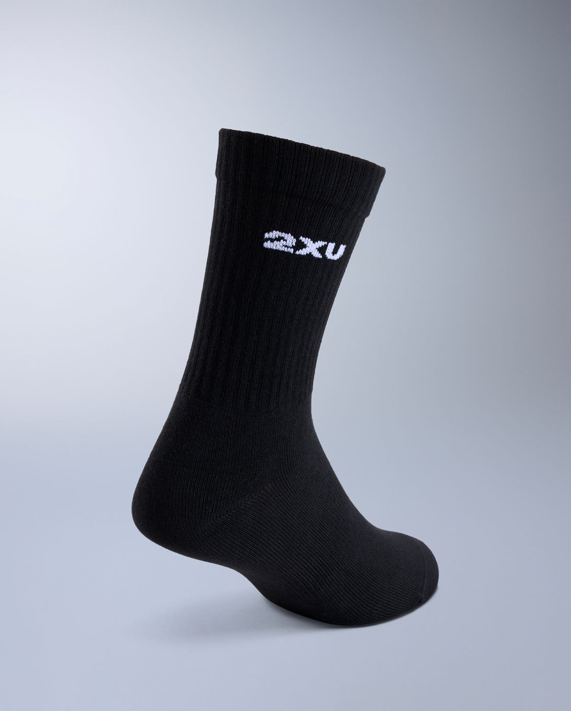 2xu-cotton-crew-calze-3-paia-nere image 4