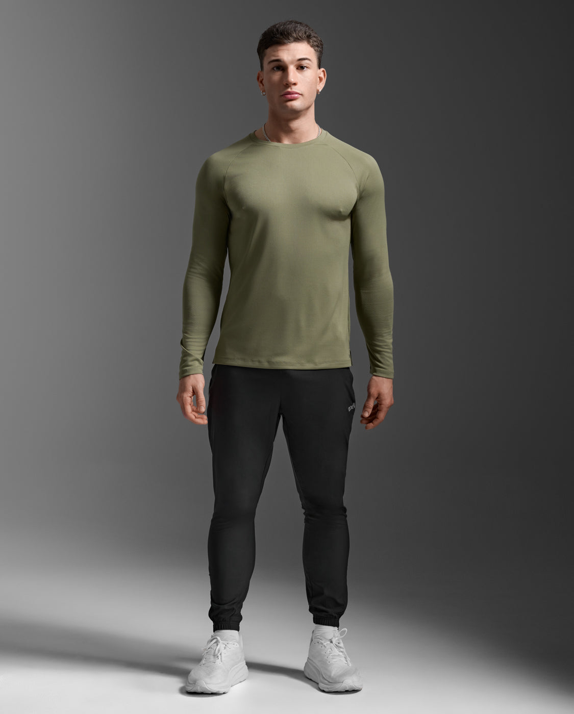 2xu-aero-long-sleeve-maglia-running-manica-lunga-verde image 4