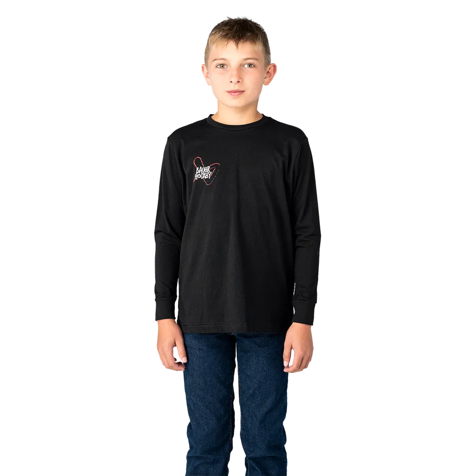 bauer-gear-maglietta-manica-lunga-ragazzo-grafica image 1